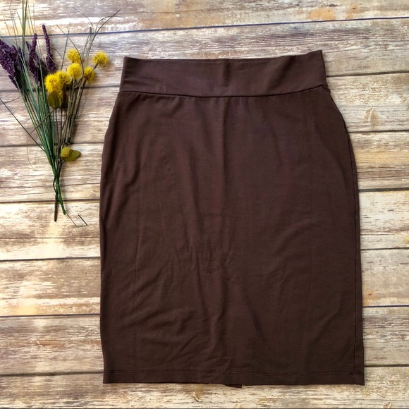 fresh produce Dresses & Skirts - FRESH PRODUCE Brown Pencil Skirt - Large